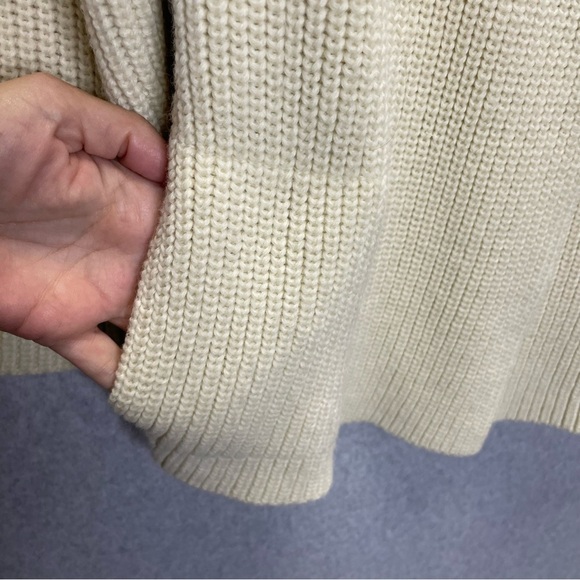 Vintage Diane Von Furstenberg Woven Cream Cardigan Sweater - Picture 4 of 5